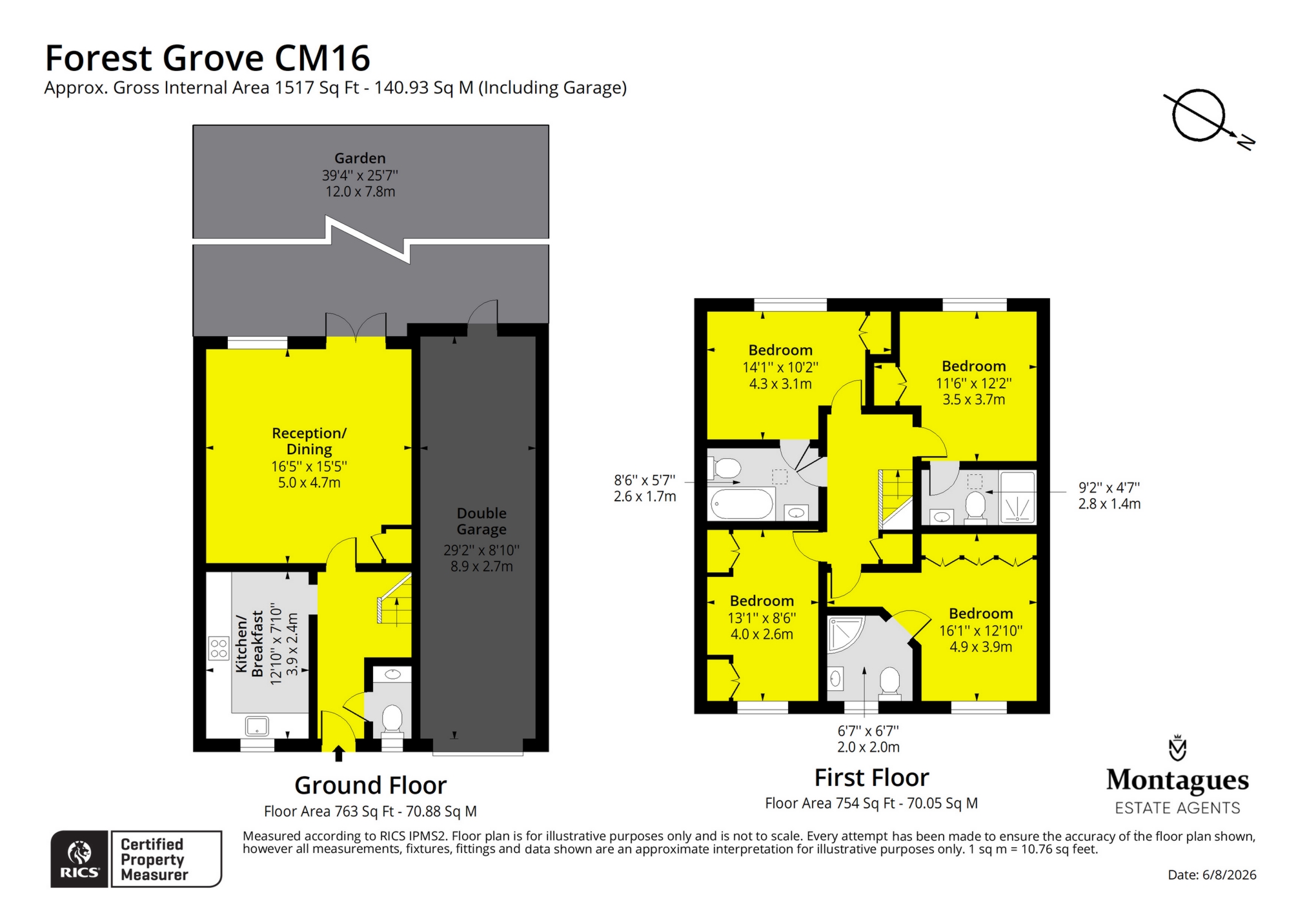 7, Forest Grove, Woodside, Epping floorplan