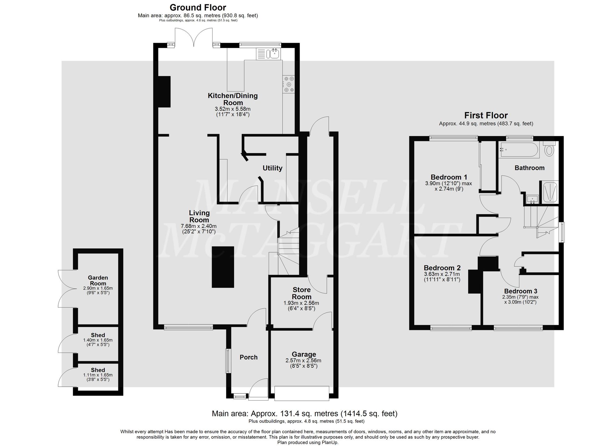 25 Chaucer Avenue, East Grinstead floorplan