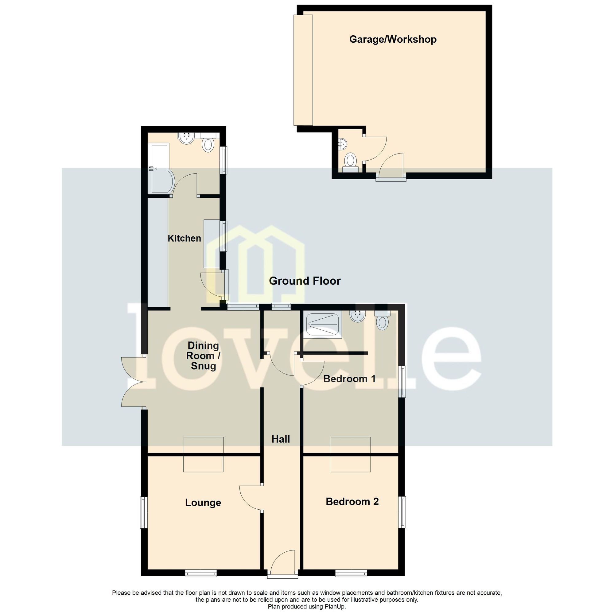 The Old Mill Willerton Road, Louth floorplan