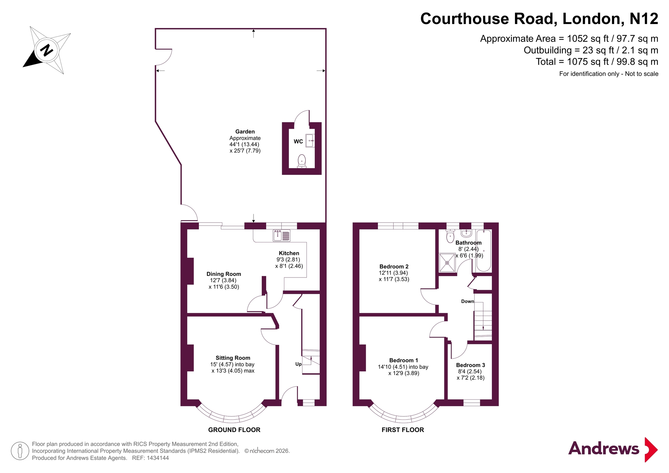 6, Courthouse Road, London floorplan