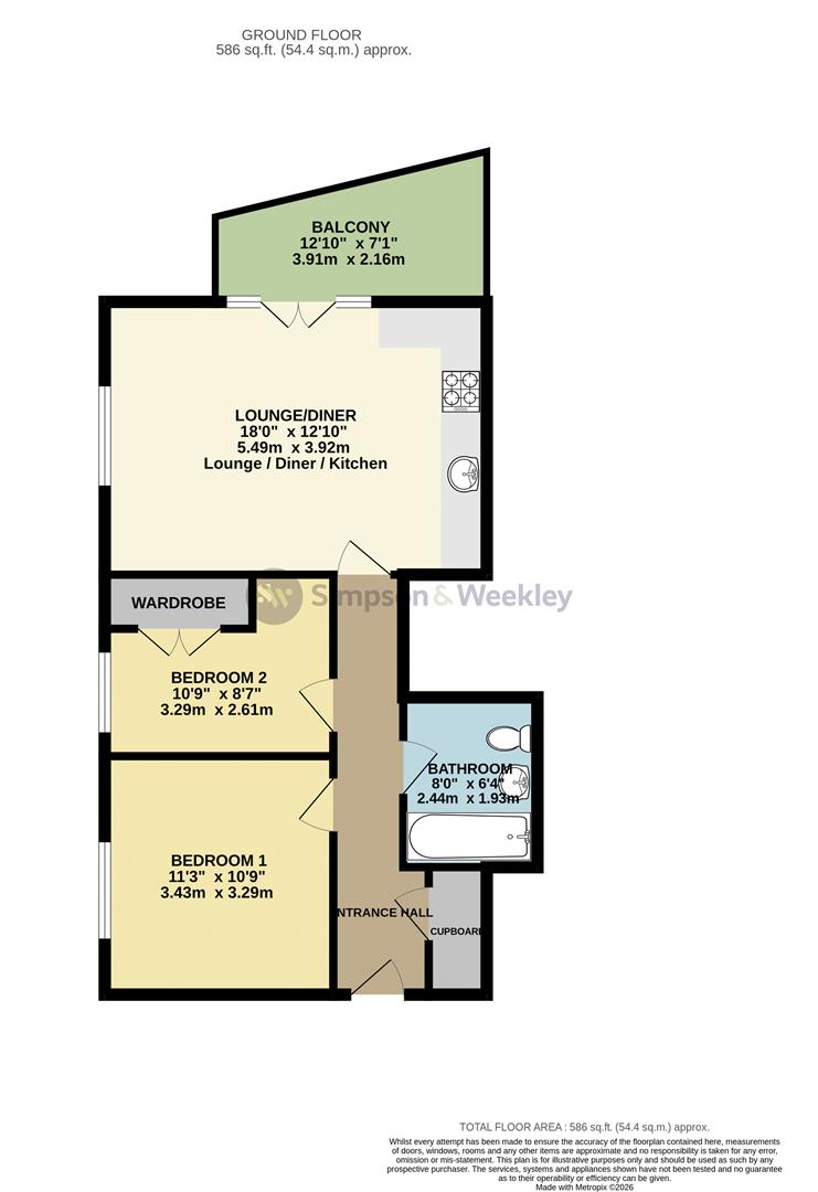 48 North Street, Rushden floorplan
