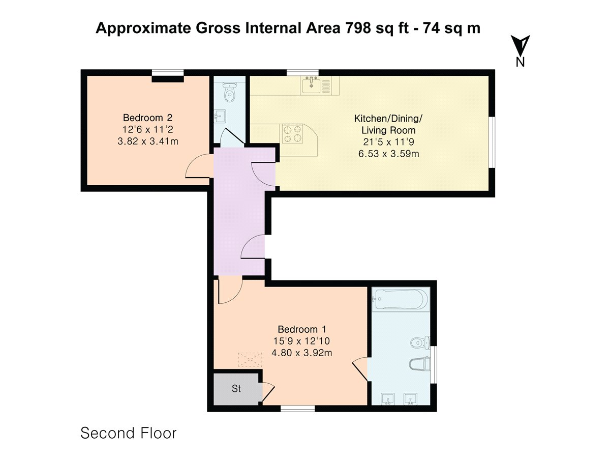 5 Skye Court, 35-37, Yarnells Hill, Oxfordshire floorplan