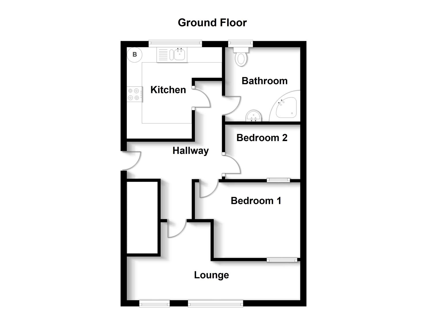 2 Bedrooms Flat for sale in Elton Street, Grantham NG31