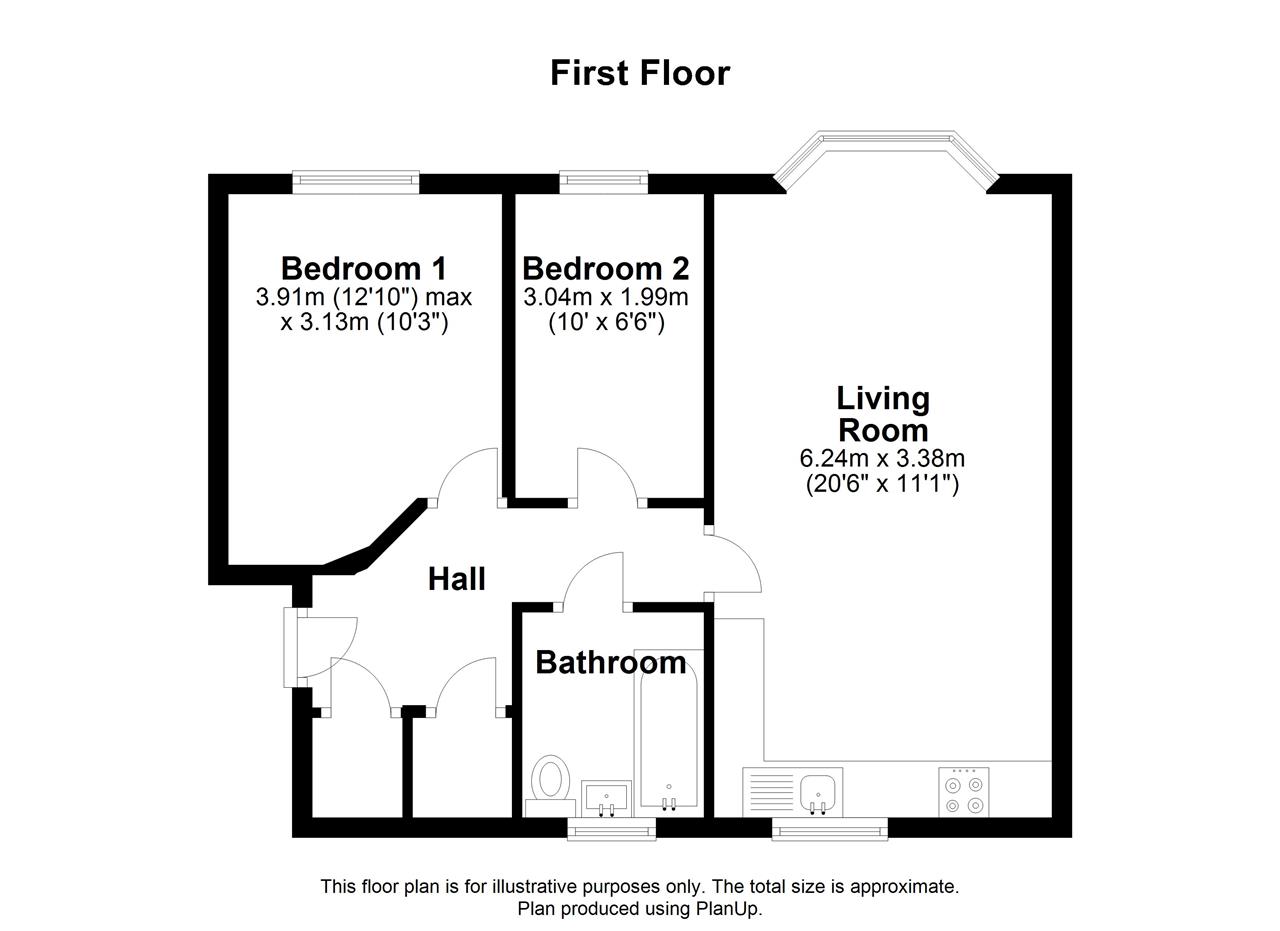 2 Bedrooms Flat for sale in Rowan Close, Great Denham, Bedford MK40