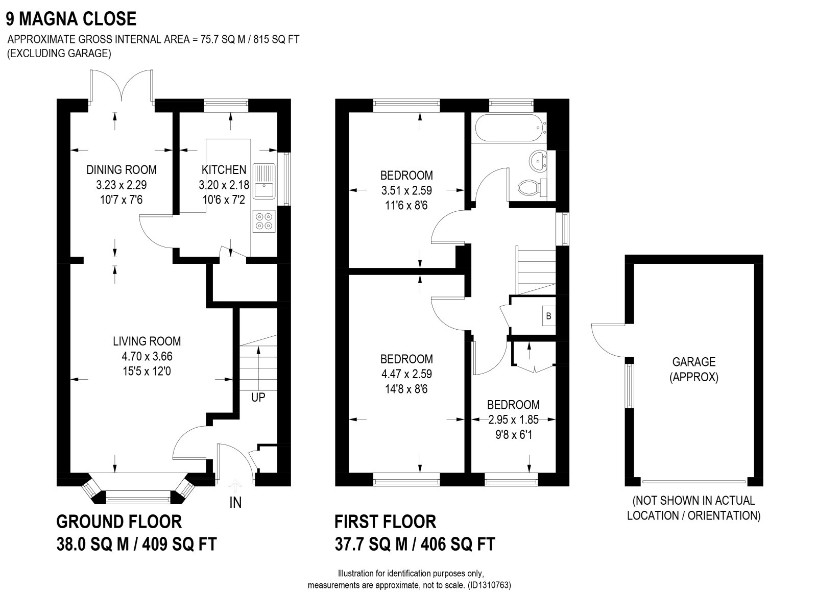9, Magna Close, Rotherham floorplan