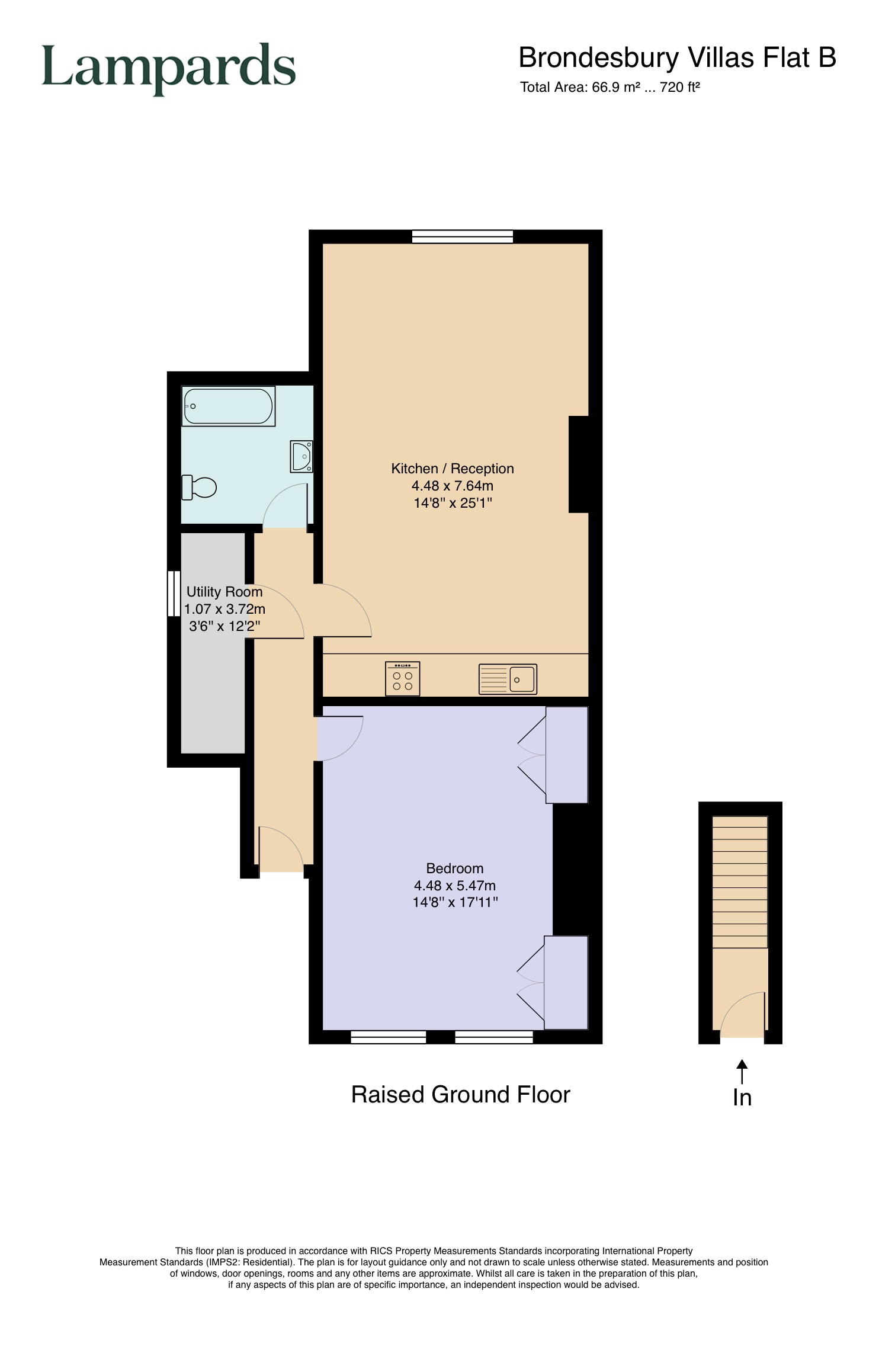 28 B, Brondesbury Villas, London floorplan