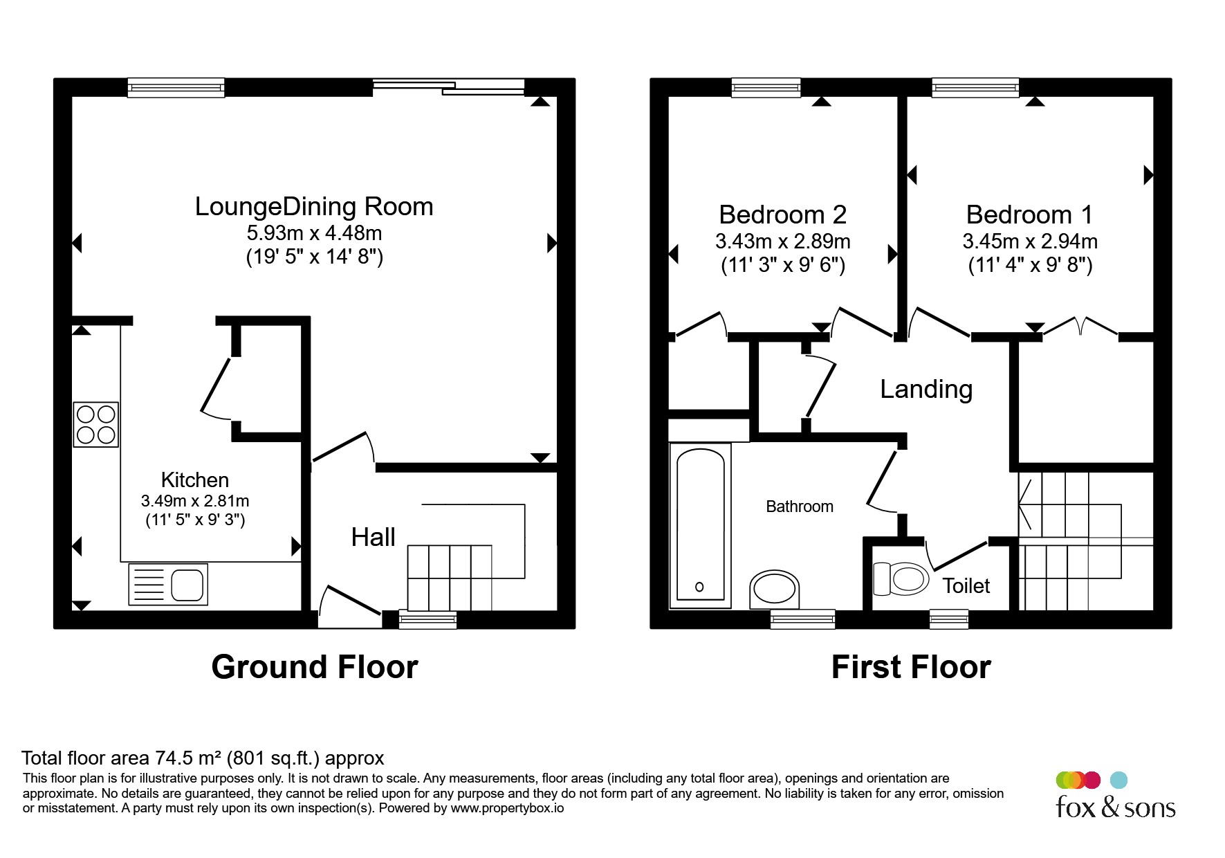 10, Falaise Close, SOUTHAMPTON floorplan