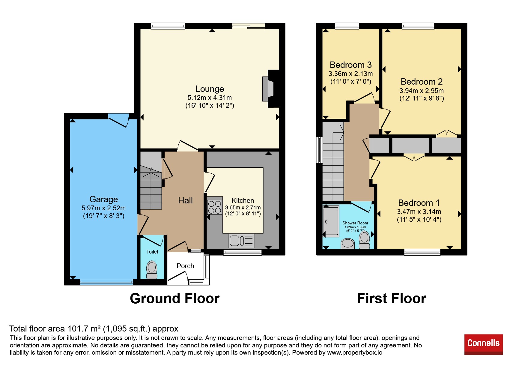 17, Avon Close, Stratford-Upon-Avon floorplan