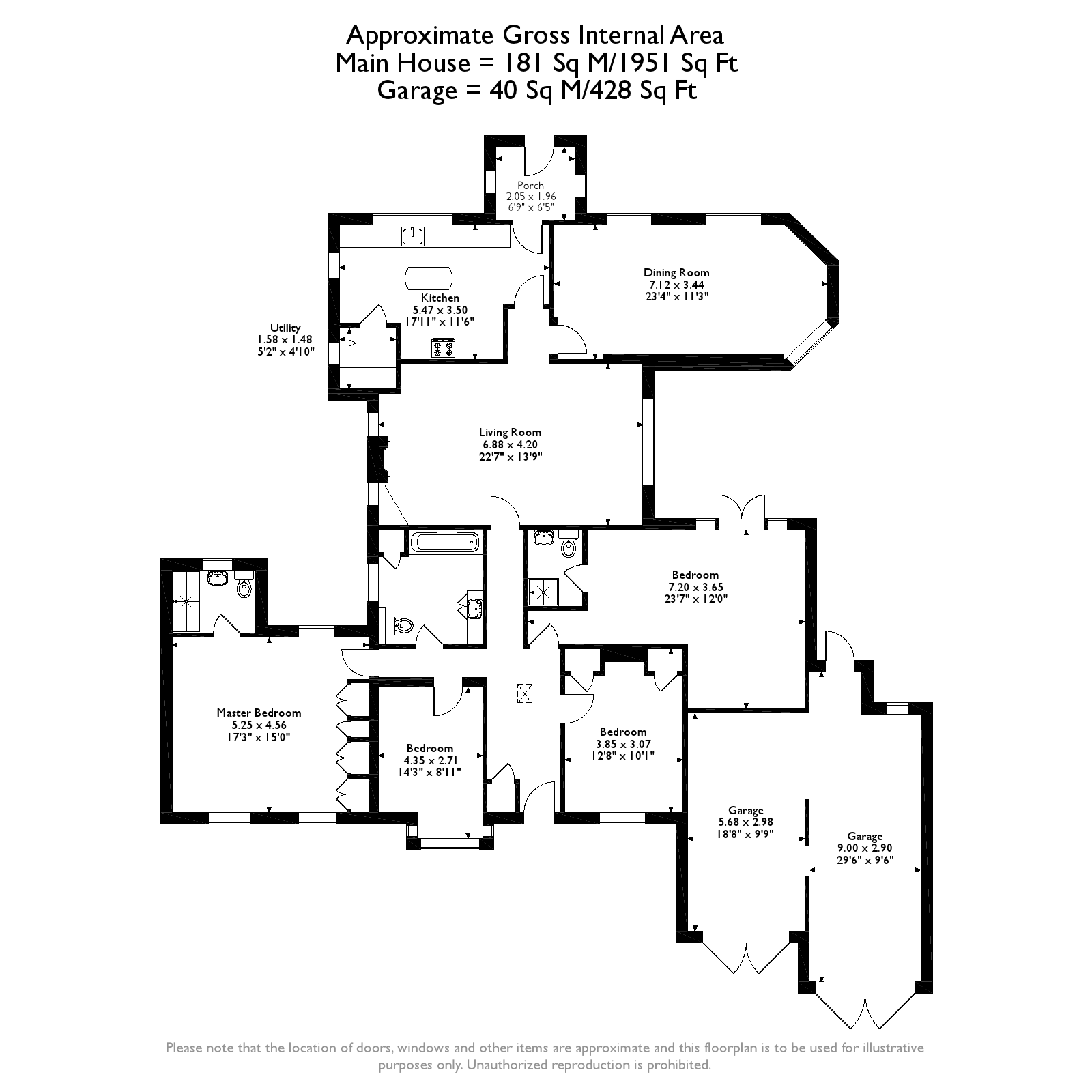 4 Bedrooms Detached bungalow for sale in Woburn Park, Woburn Hill, Addlestone KT15