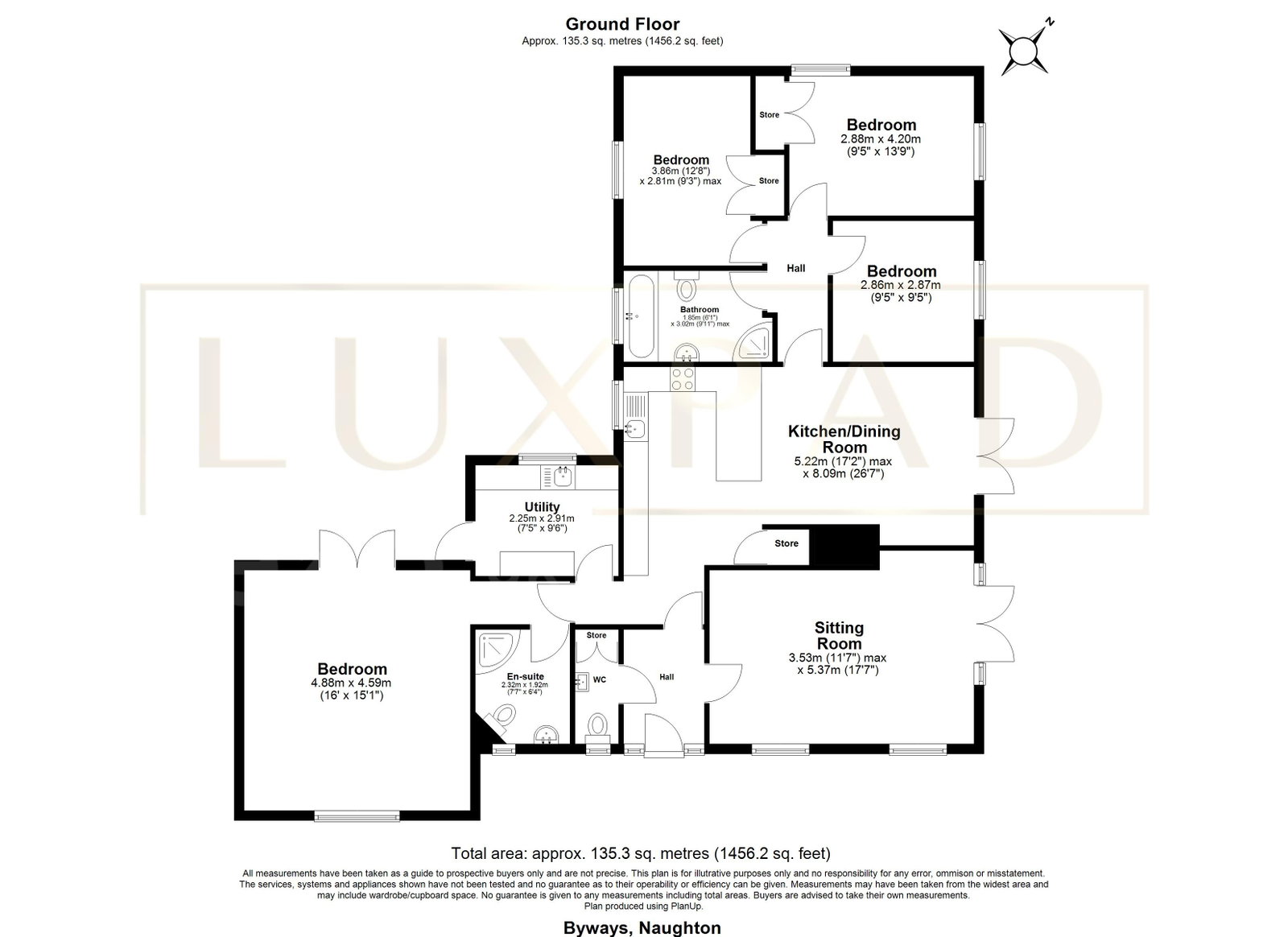 Byways, Whatfield Road, Ipswich floorplan