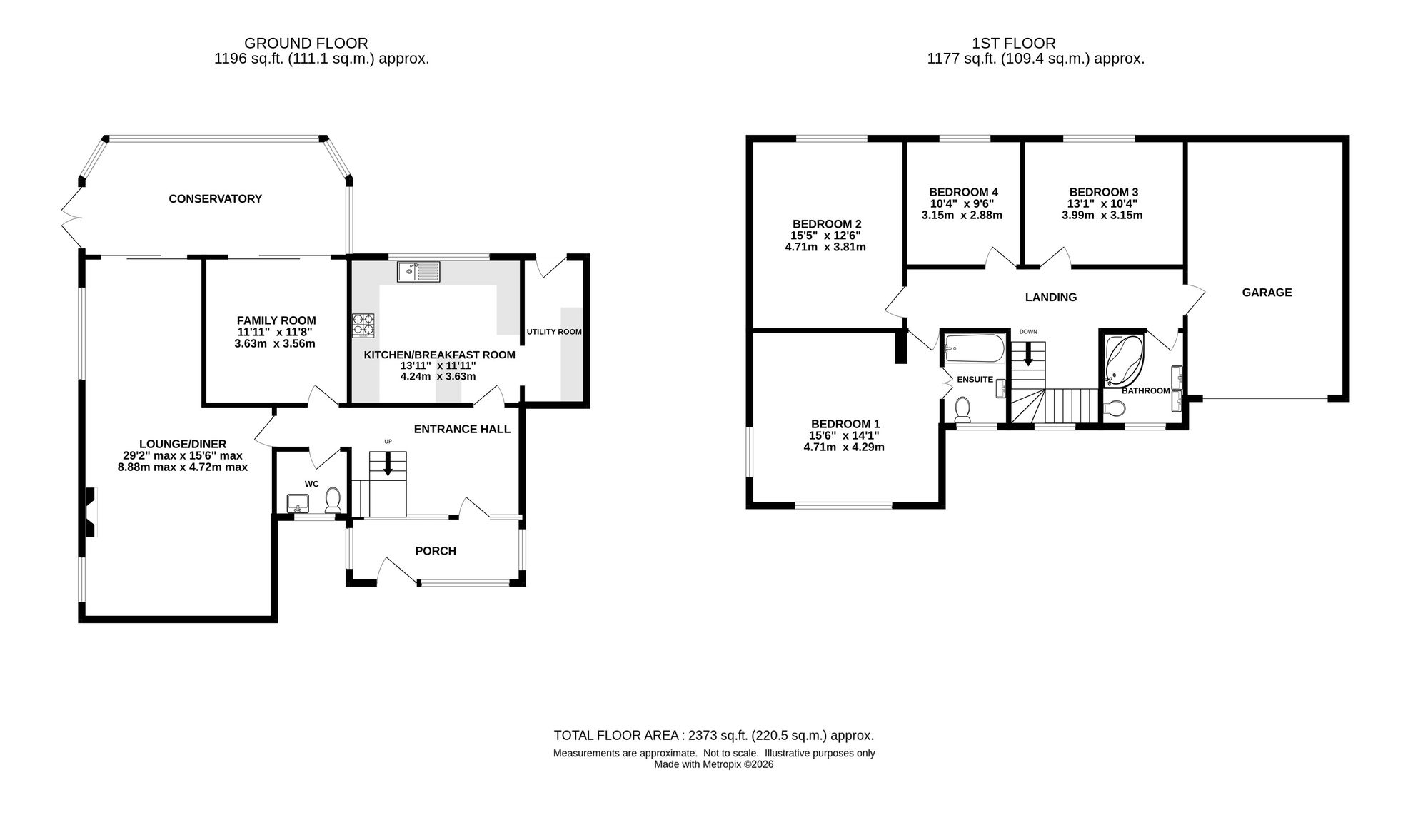 6 The Paddocks, Macclesfield floorplan