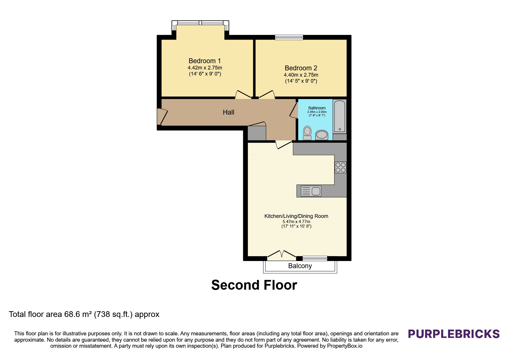 Pelman Way, Epsom floorplan