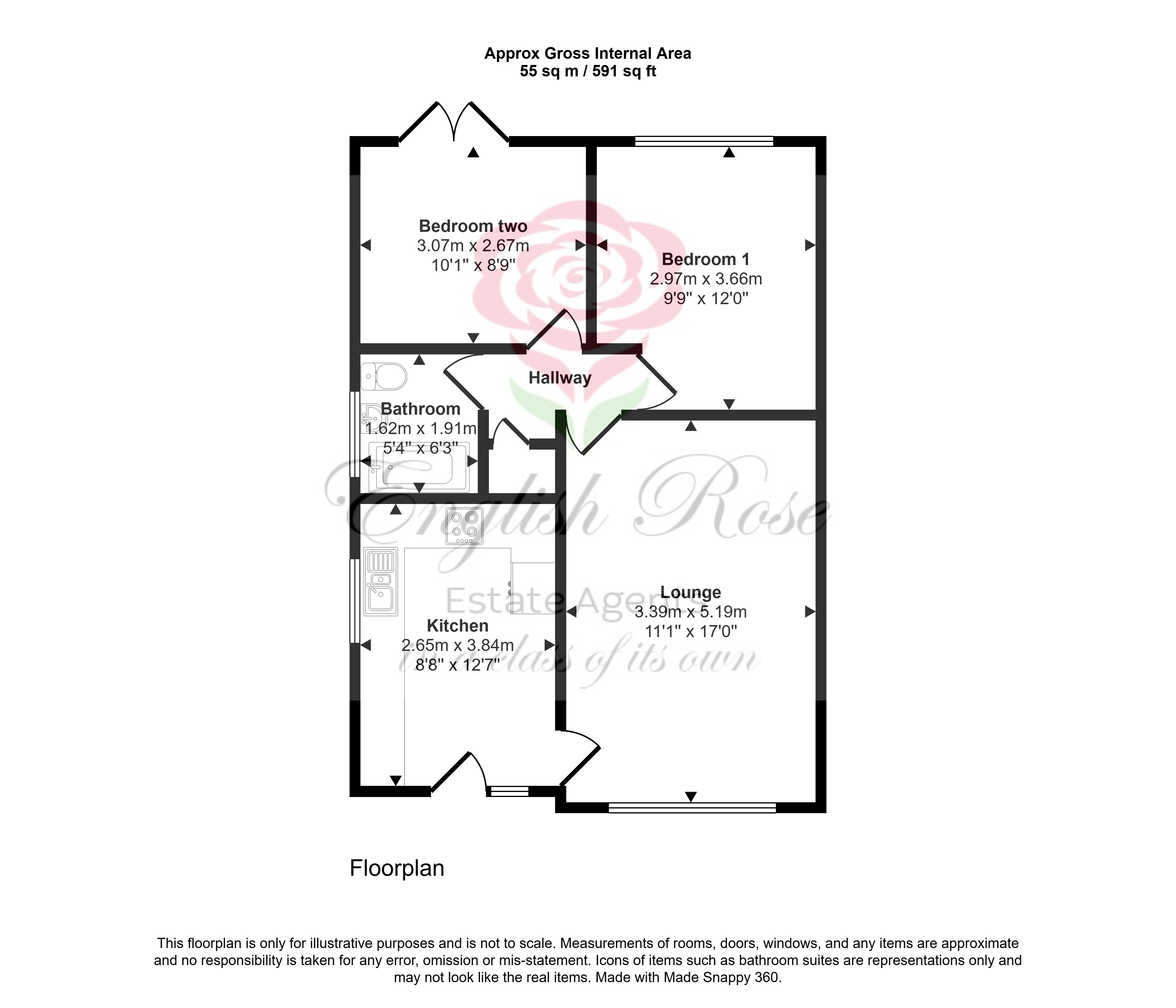 4, Thornham Crescent, Kirkby In Ashfield floorplan
