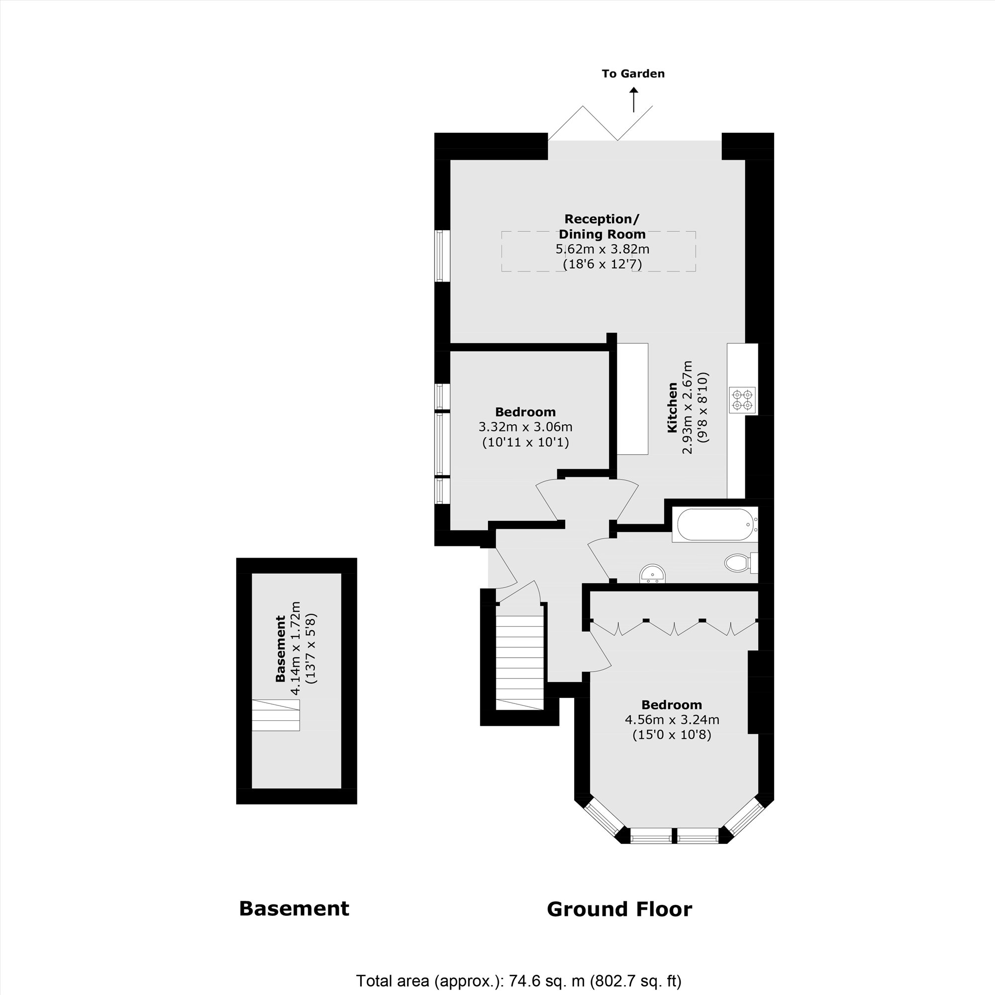 61A, Crown Road, St Margarets floorplan