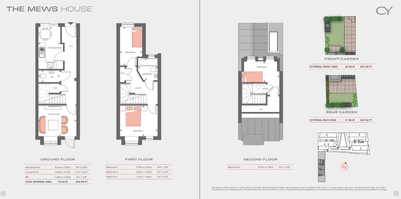 Old York Mews,, The Mews House, London floorplan
