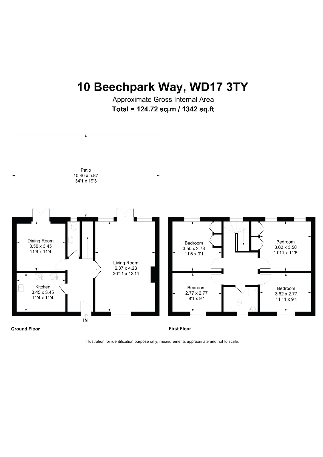 10, Beechpark Way, Hertfordshire floorplan