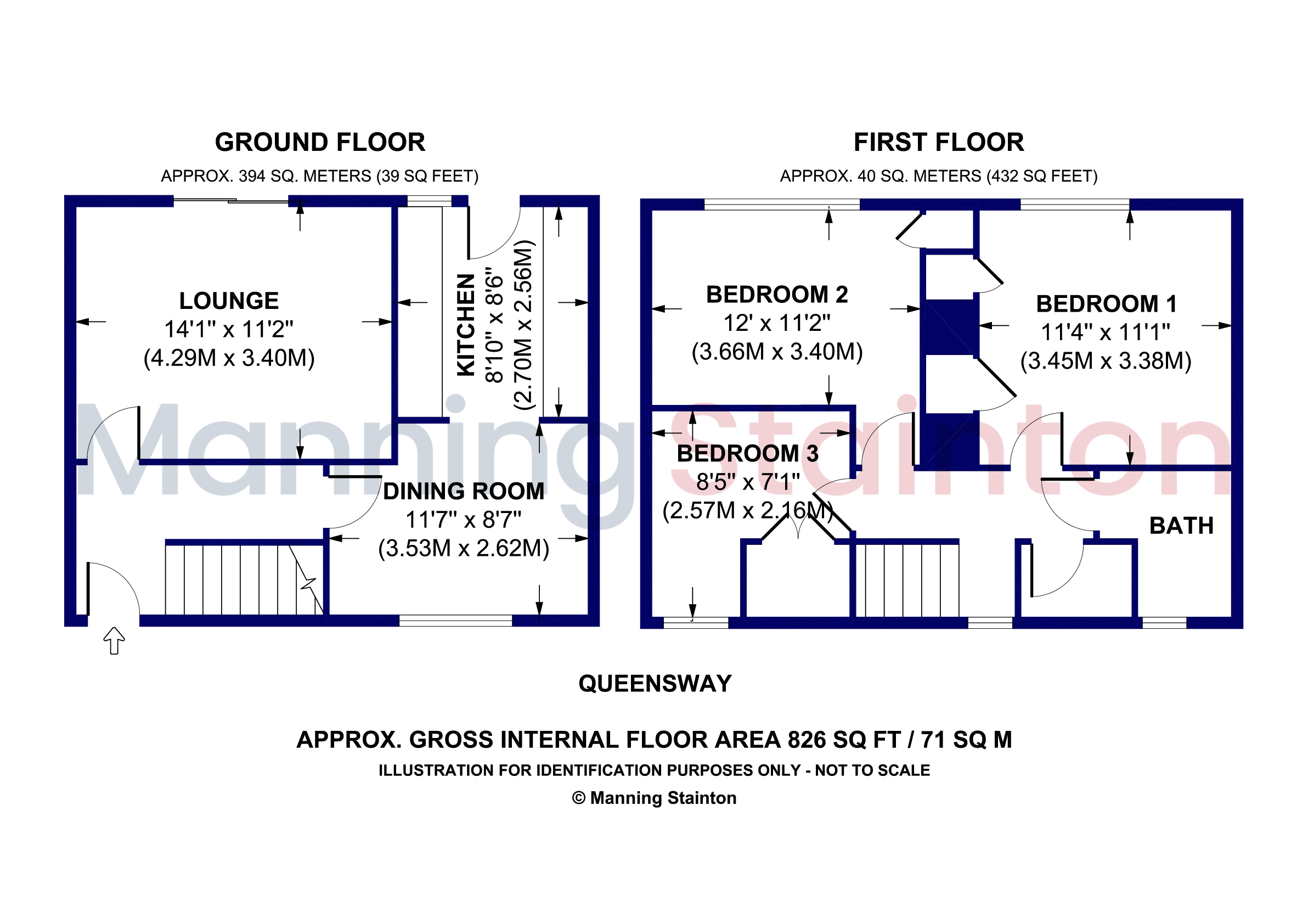 66, Queensway, Leeds floorplan