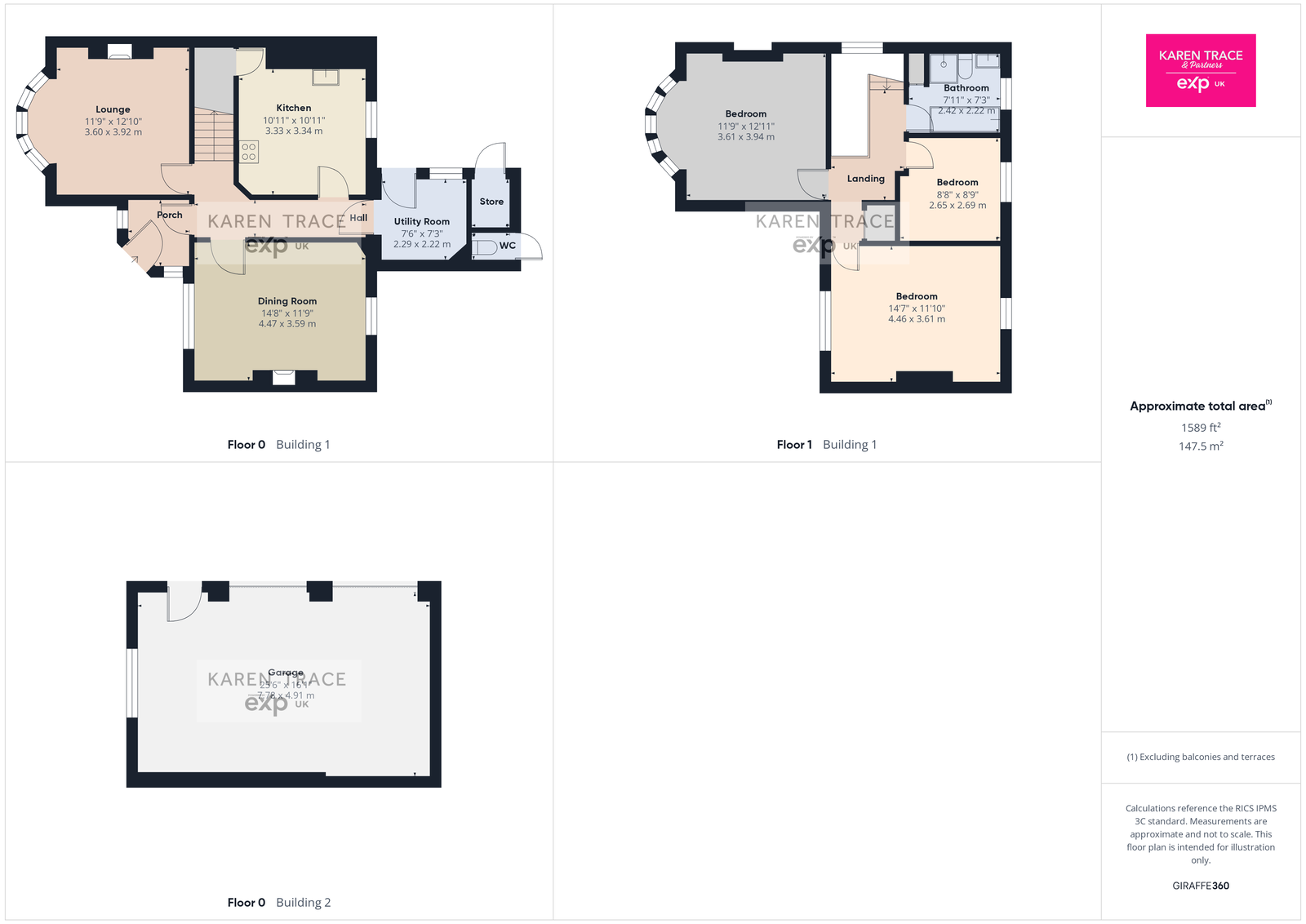 Doubletrees, Par floorplan