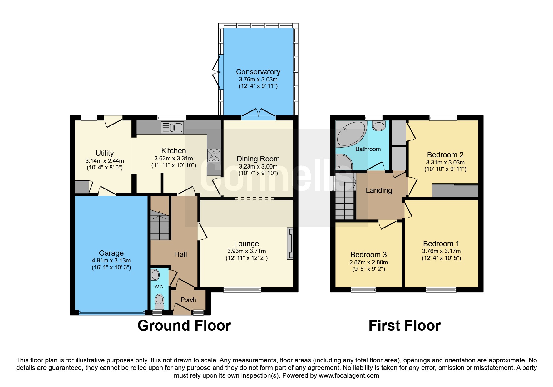 21, Great Mead, Taunton floorplan