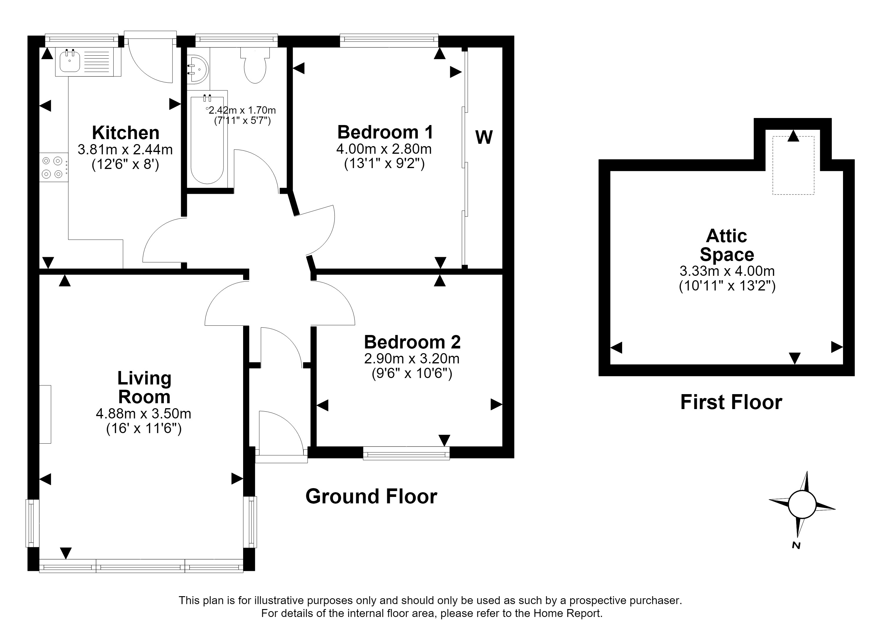 17, Hamilton Park, Duddingston, Edinburgh floorplan
