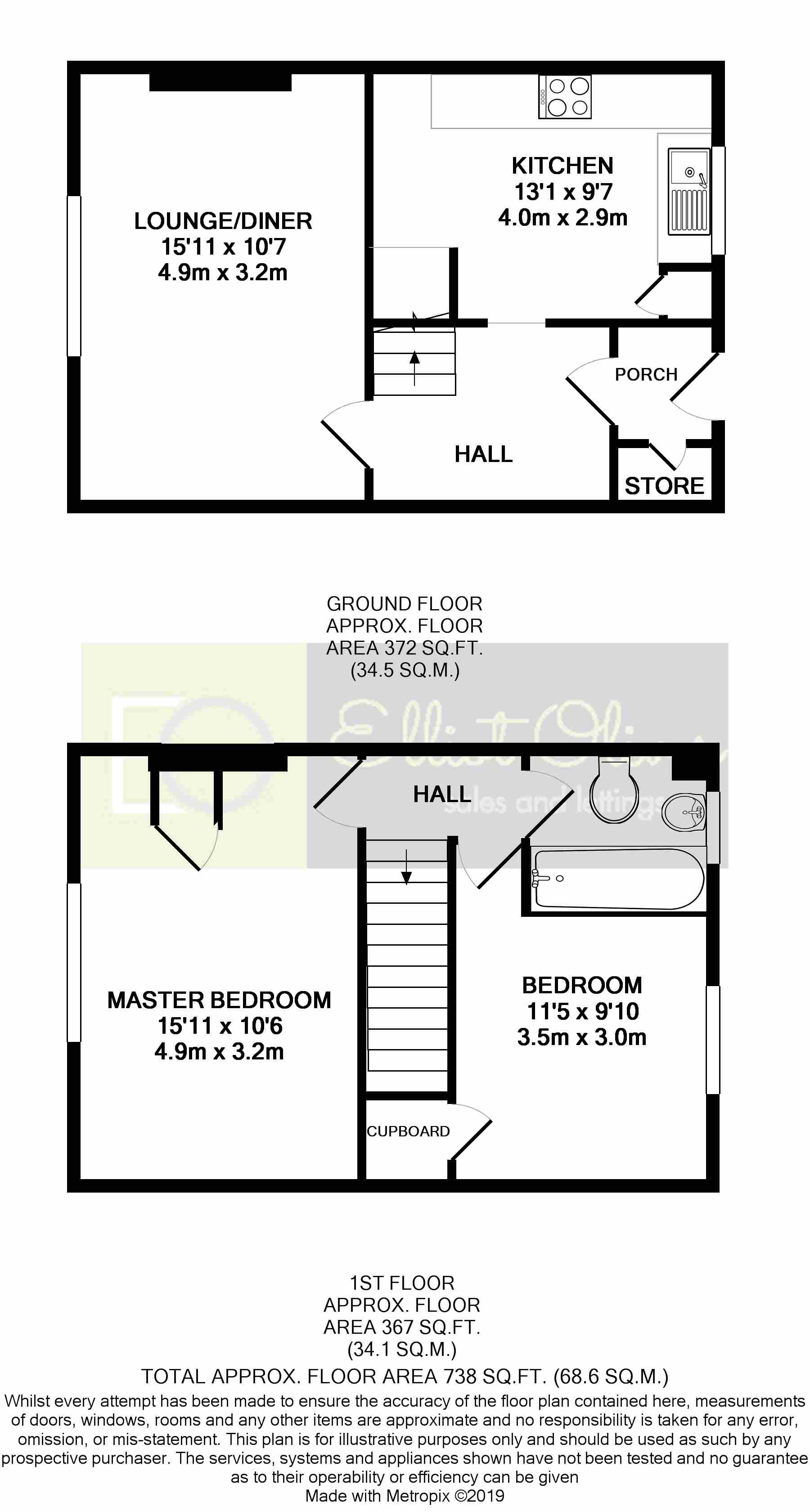 2 Bedrooms Maisonette for sale in Cromwell Road, Prestbury, Cheltenham GL52