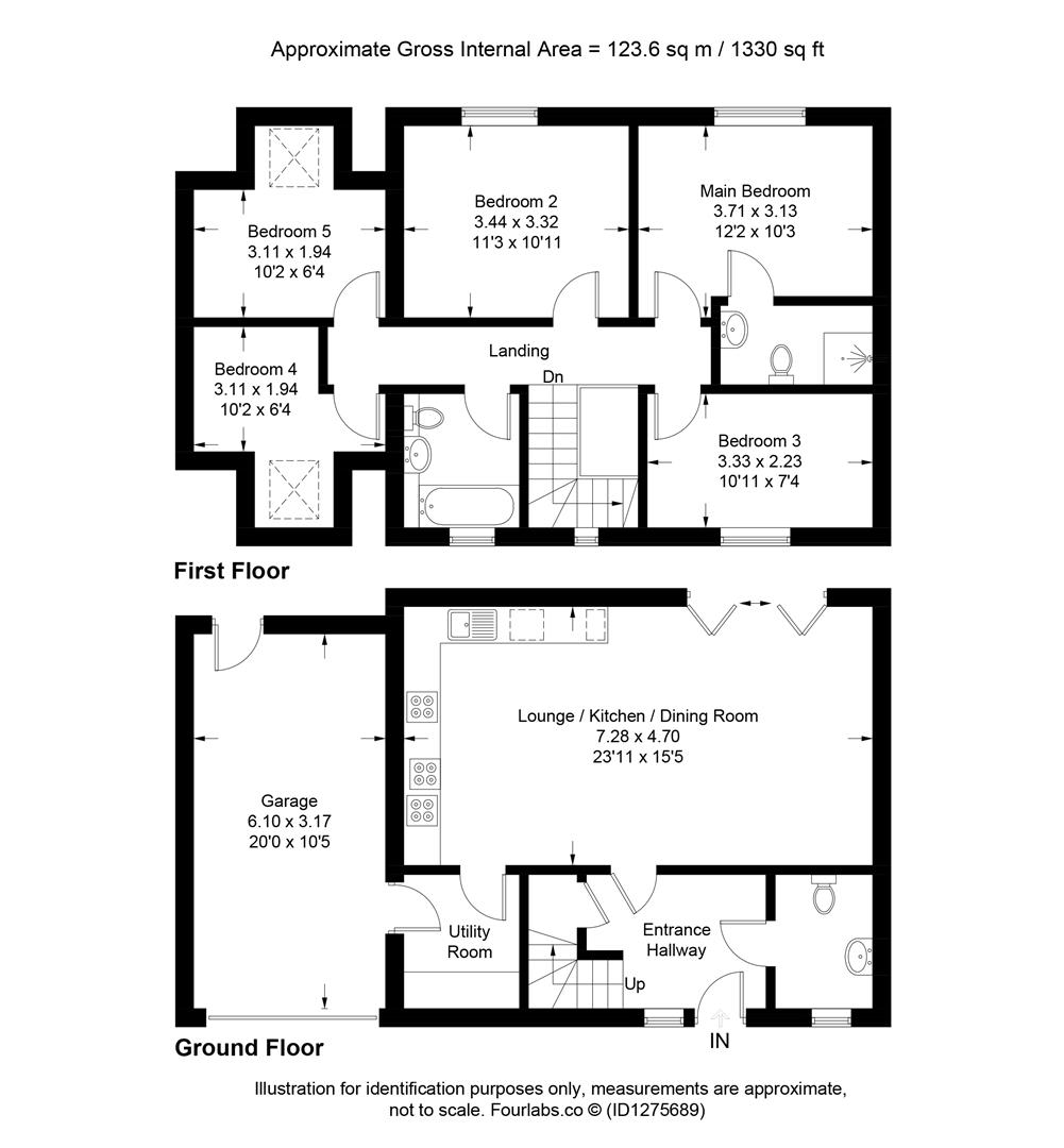 27, Poltair Close, Camborne floorplan