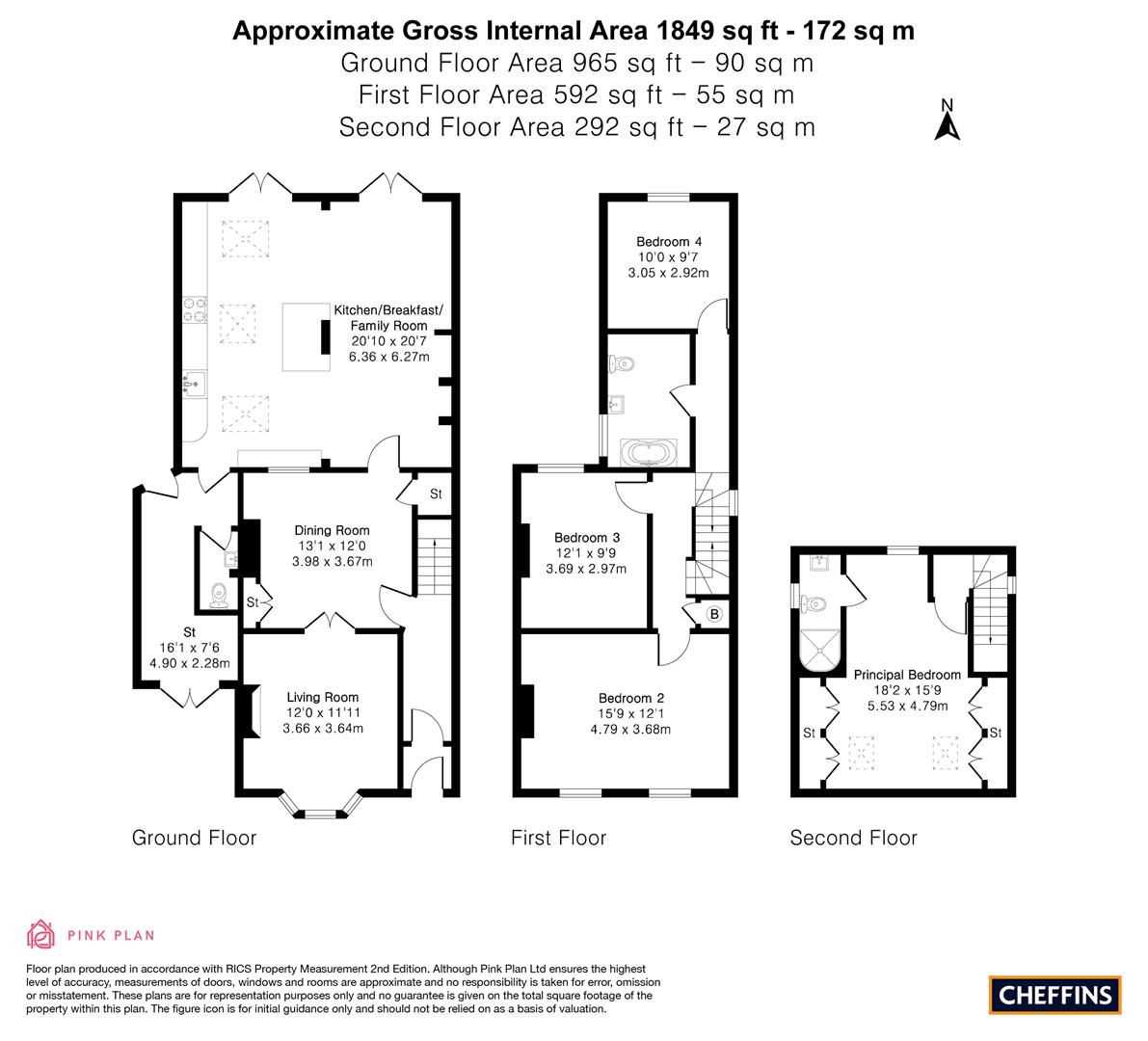 9, St. Andrews Road, Cambridge floorplan