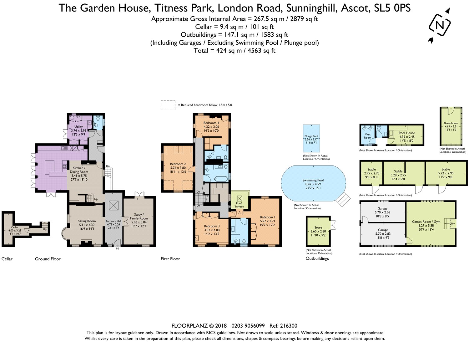 4 Bedrooms Detached house for sale in Titness Park, London Road, Ascot, Berkshire SL5