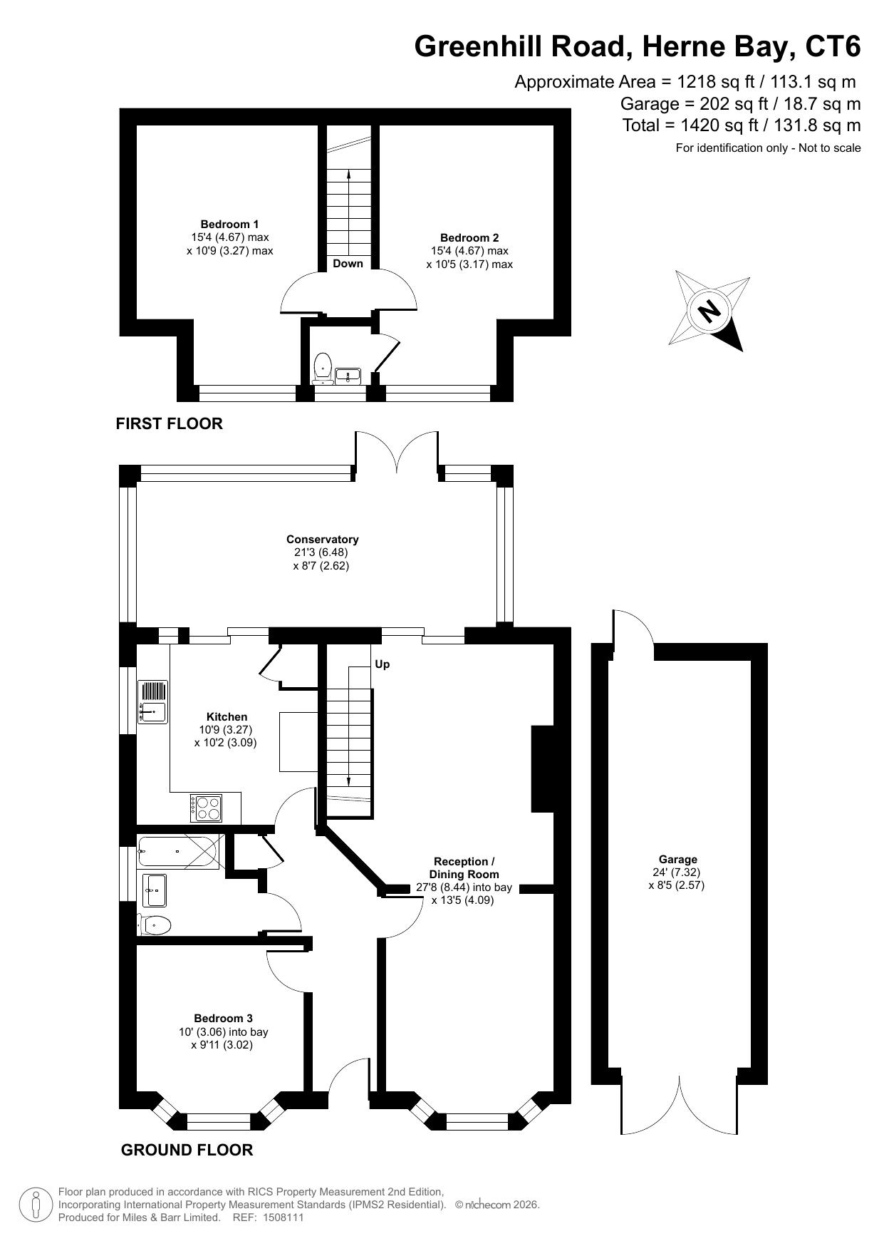 58, Greenhill Road, Kent floorplan