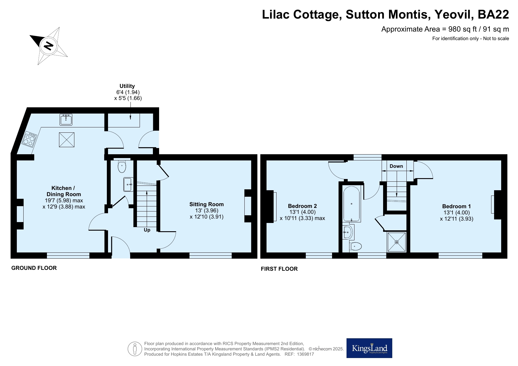 Lilac Cottage,, Sutton Montis, Somerset floorplan