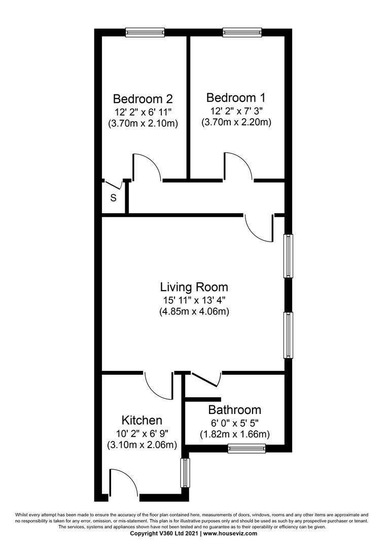 160a, Glebe Street, Castleford floorplan