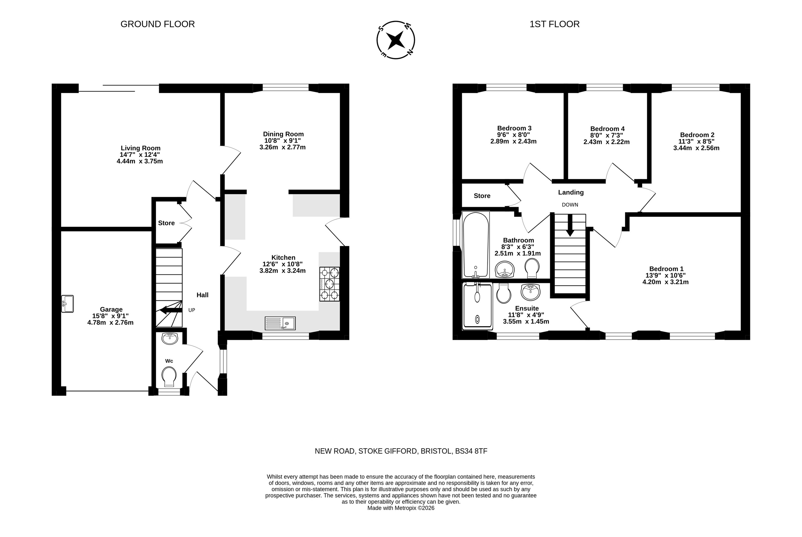 125 New Road, Bristol floorplan