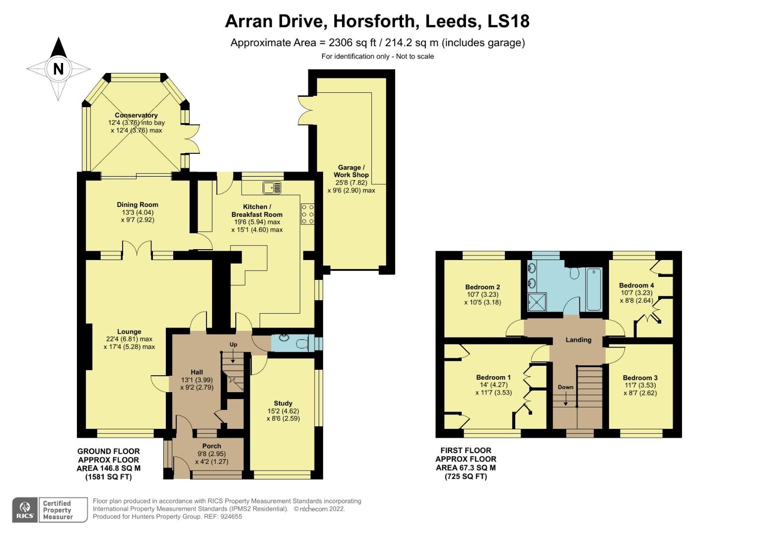 Arran Drive, Horsforth, Leeds LS18, 4 bedroom detached house for sale
