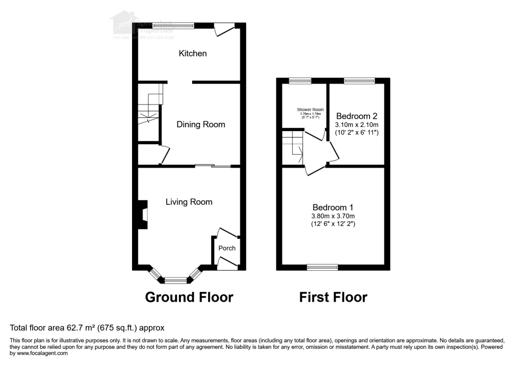 63, Gilbert Road, Prescot floorplan