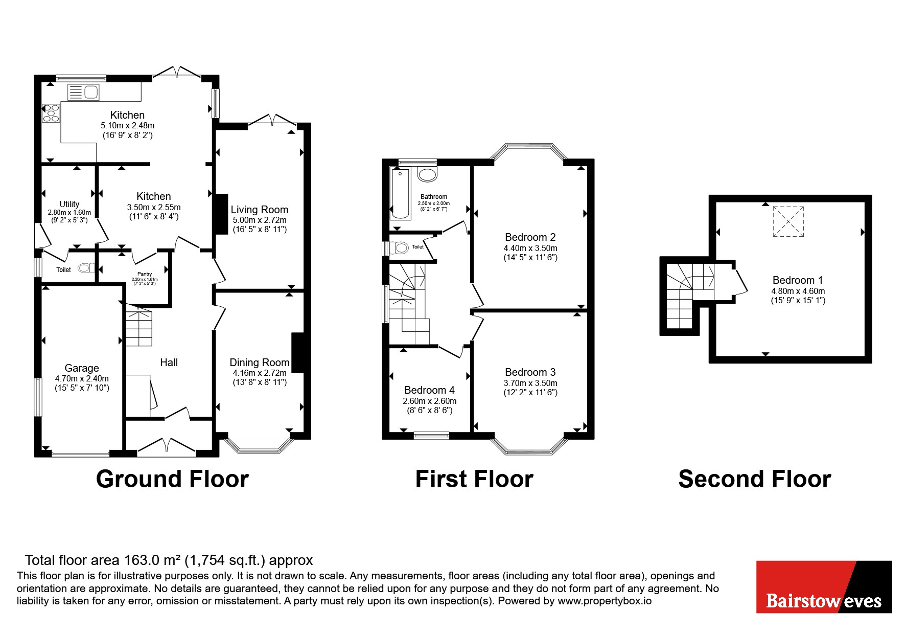 98, Russell Drive, Nottingham floorplan