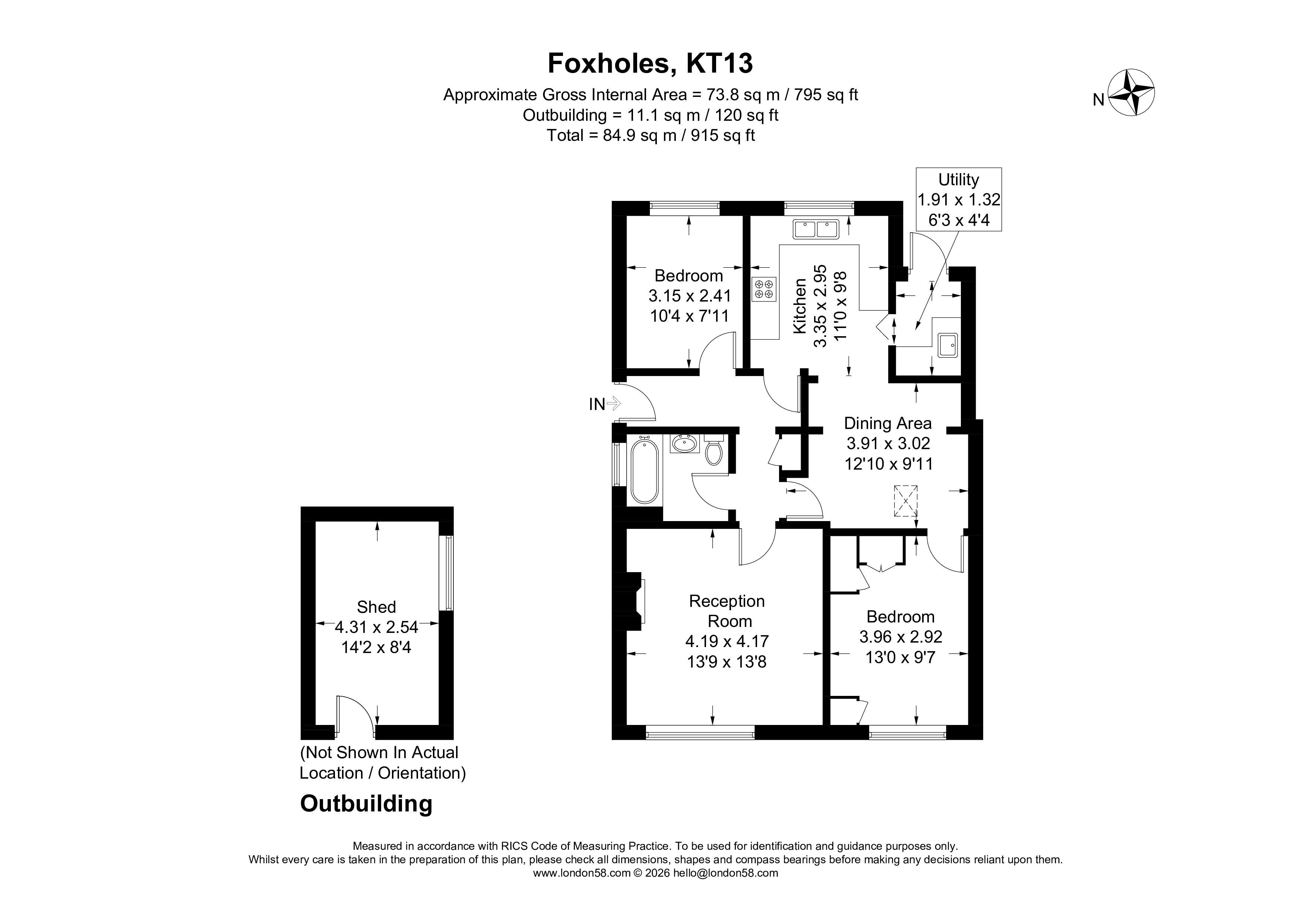 10, Foxholes, Surrey floorplan