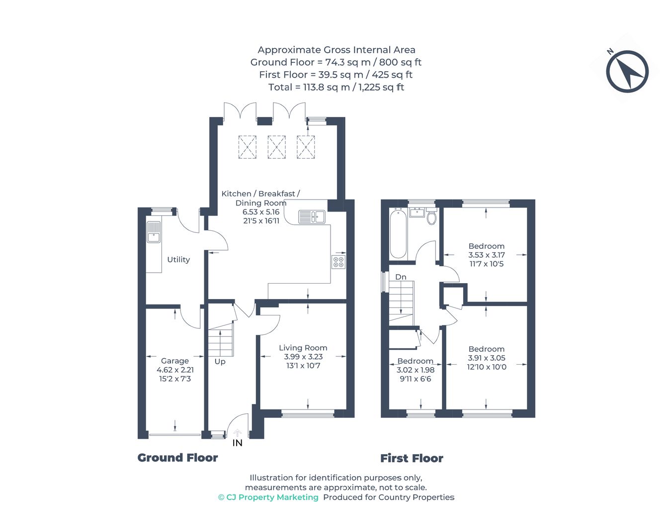 4, Ruskin Lane, Hitchin floorplan