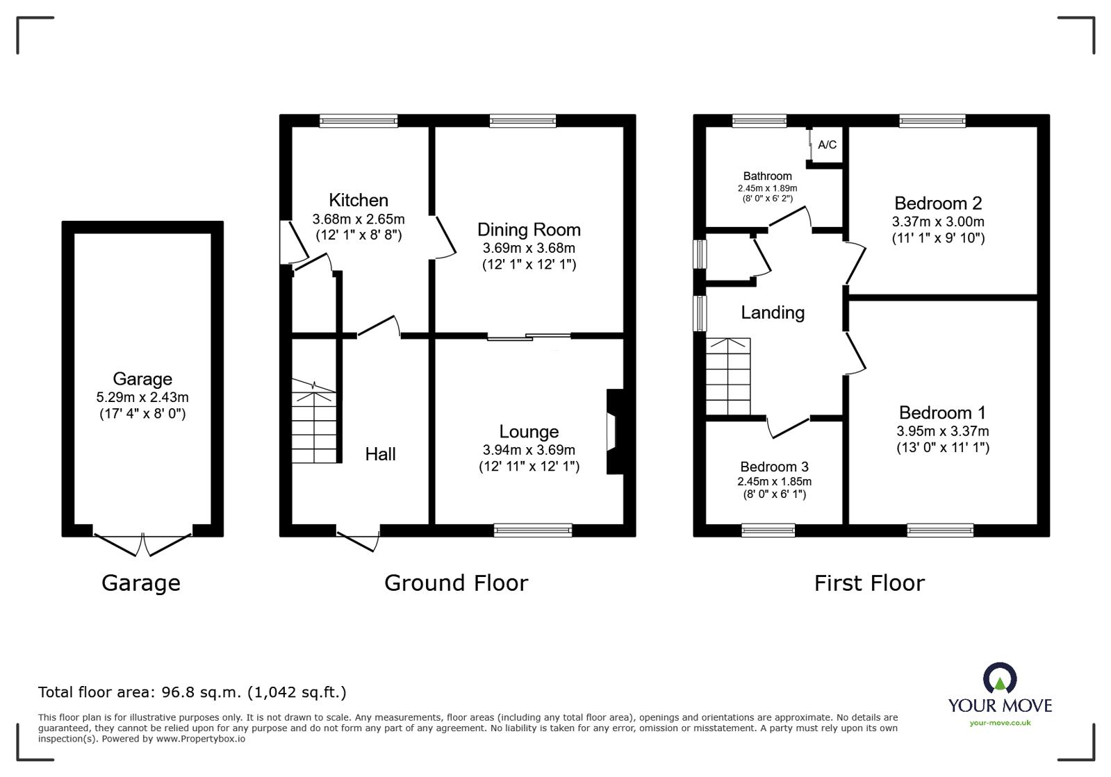 7, Kensington Gardens, Derbyshire floorplan