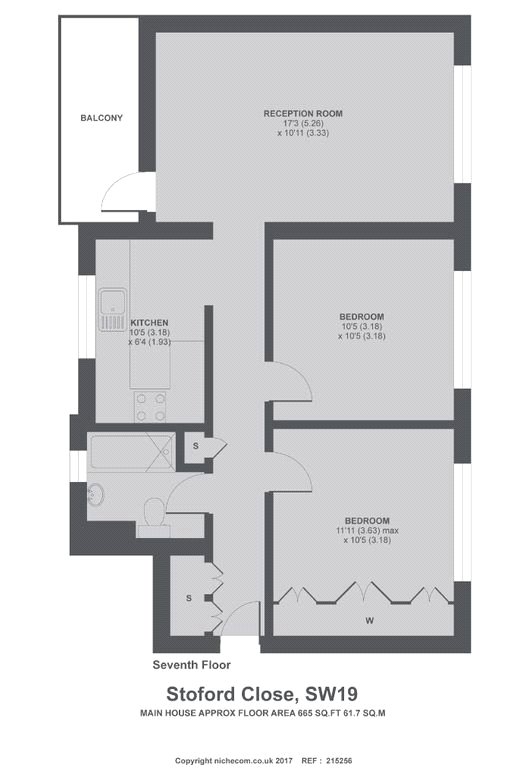 28, Stoford Close, London floorplan