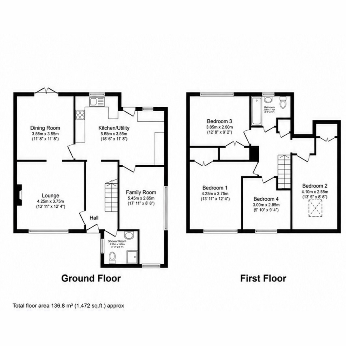 4, Deacon Field, South Stoke floorplan