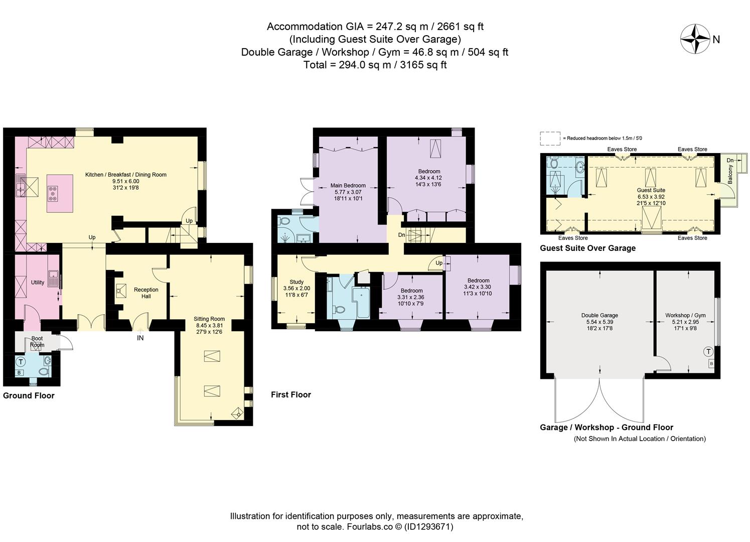 Pound Cottage, Cowley floorplan
