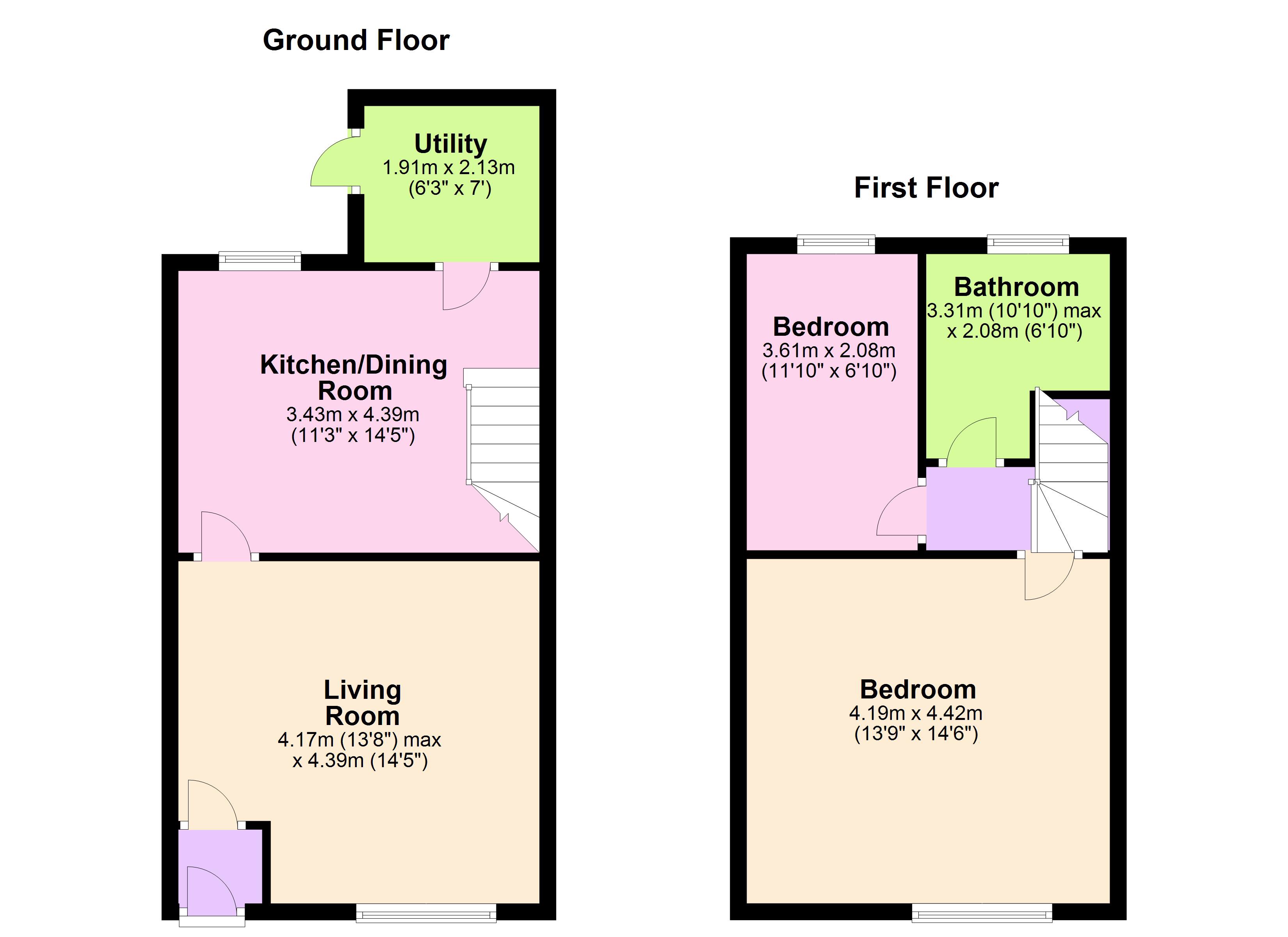 2 Bedrooms Terraced house for sale in Brown Street, Failsworth, Manchester M35