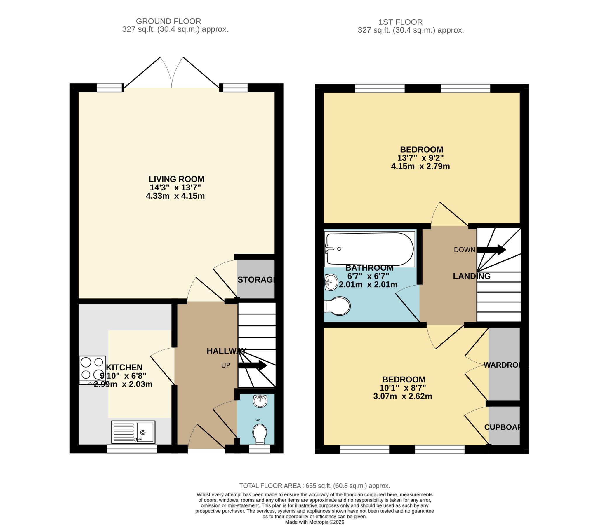 55, Dragonfly Close, Frome floorplan