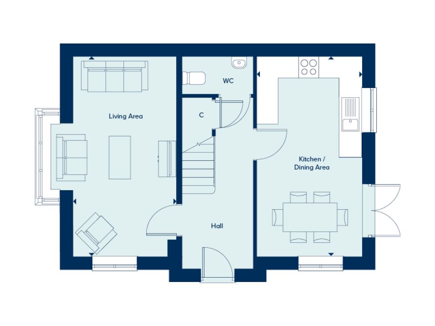 Holmer Road, Hereford floorplan