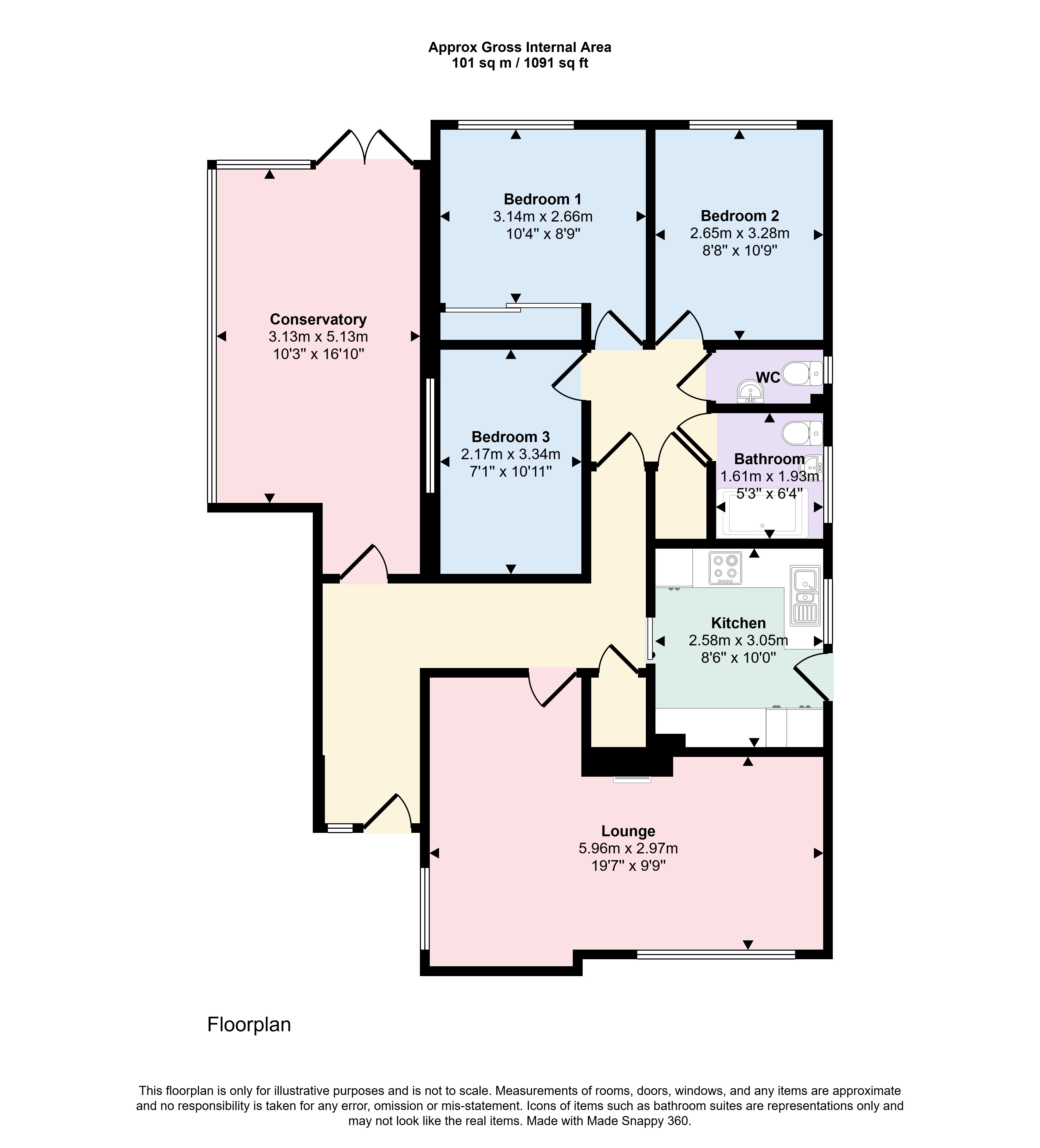 69, South Western Crescent, Poole floorplan