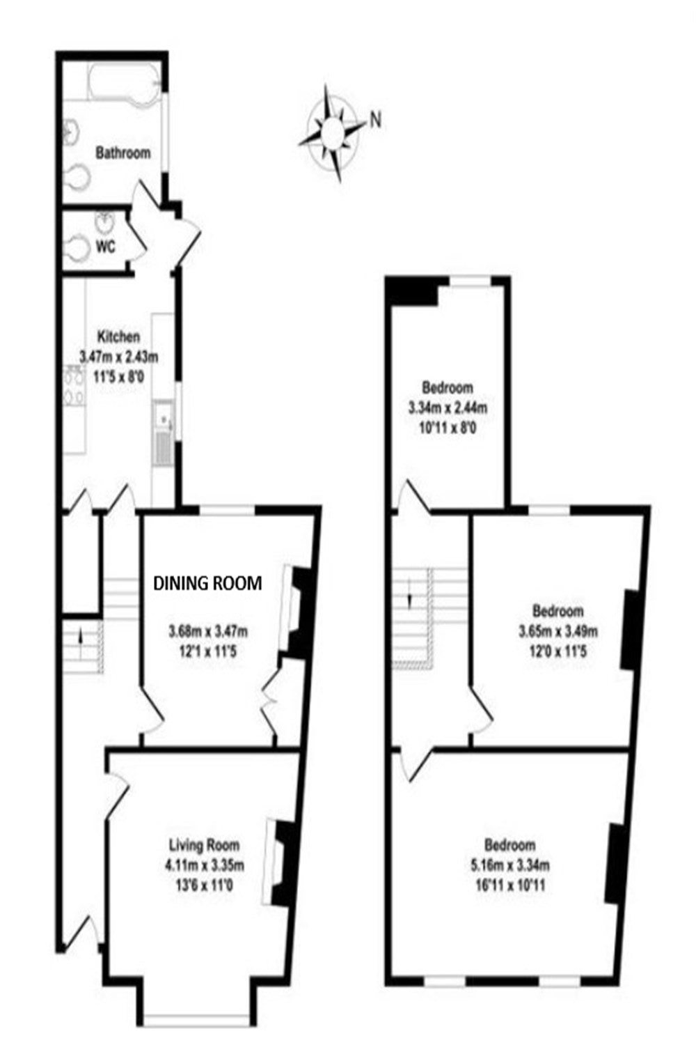 90, Bullingdon Road, Oxford, Oxfordshire floorplan