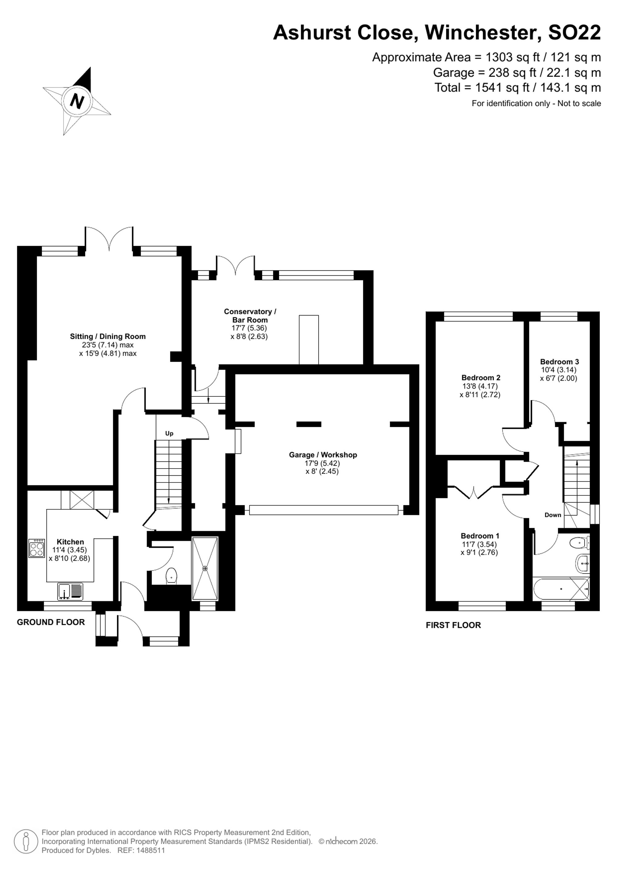 10 Ashurst Close, Winchester floorplan