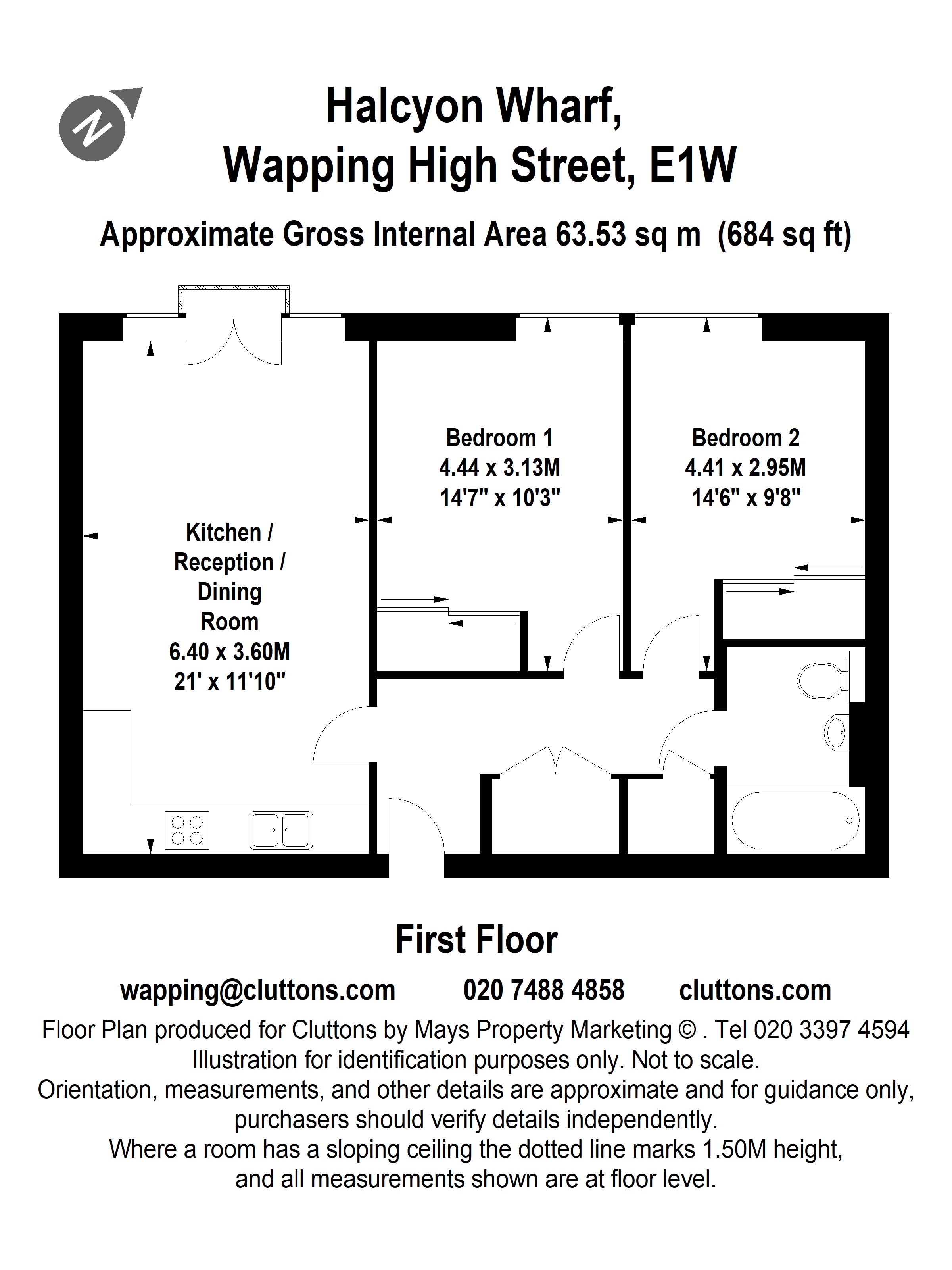 Halcyon Wharf, London floorplan