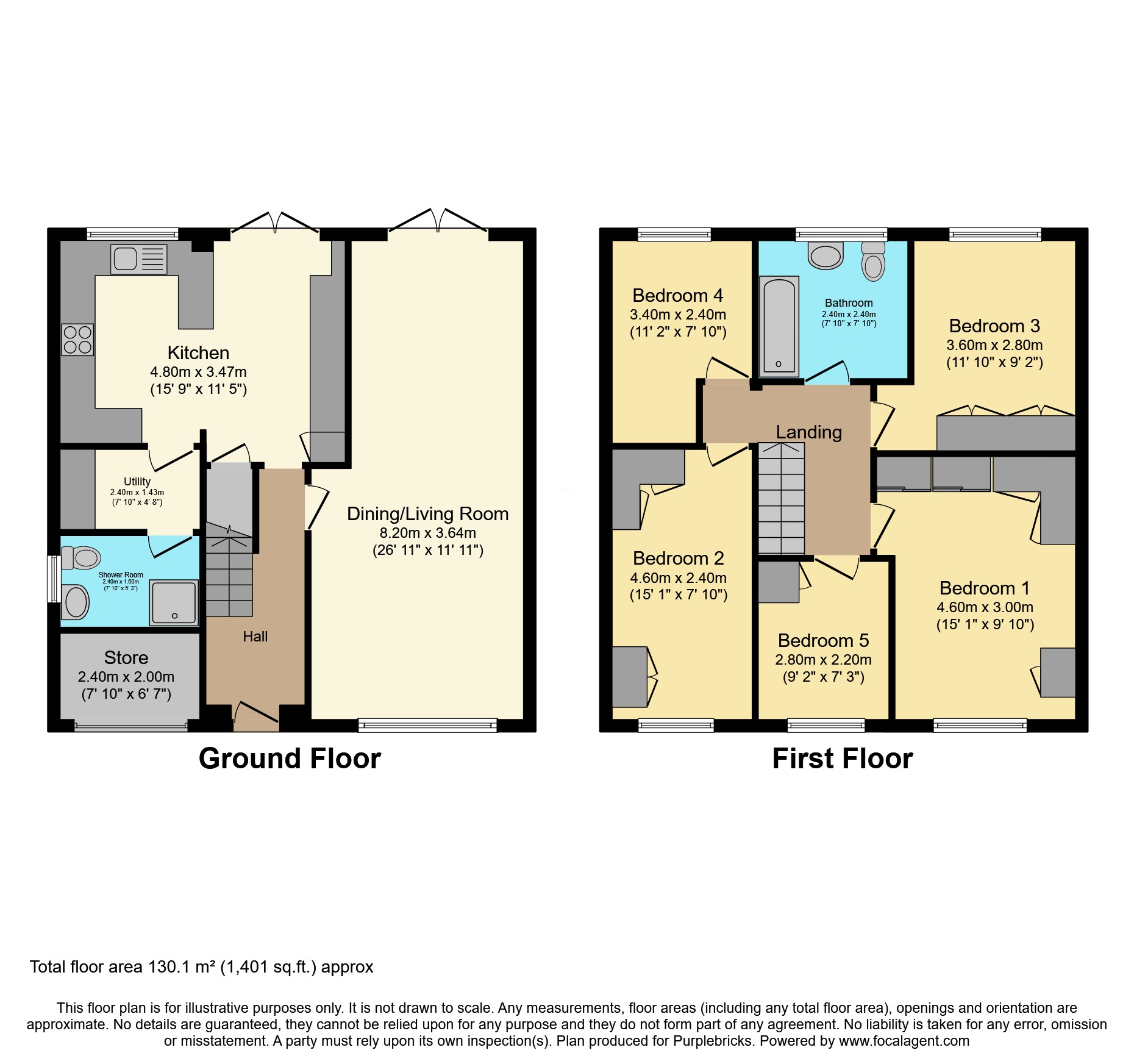 6, Coupland Close, Oldham floorplan