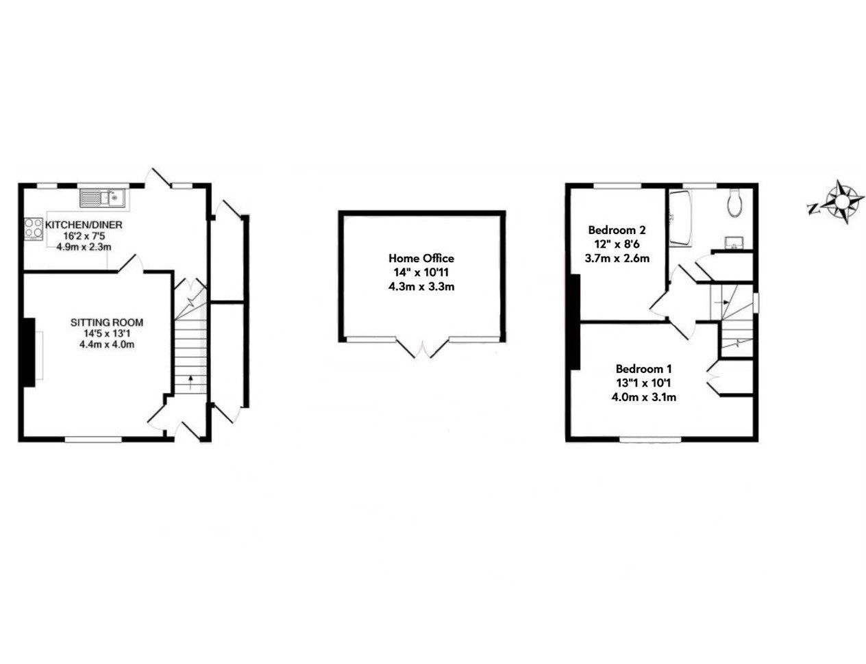 76, Woking Road, Guildford floorplan